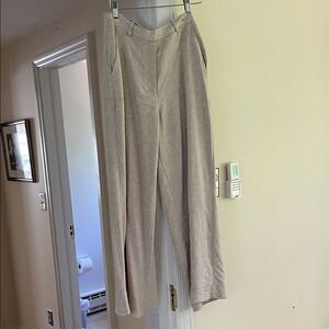 Abercrombie & Fitch linen wide leg pants. Size 27/4